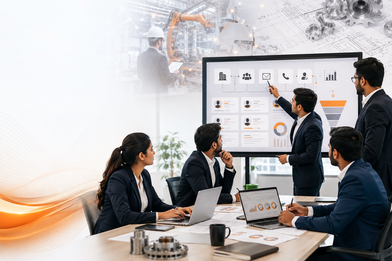 B2B lead generation — decision-maker targeting and account mapping